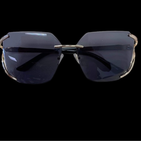 Witty Cheetah Rimless Sunglasses - Picture 1 of 6